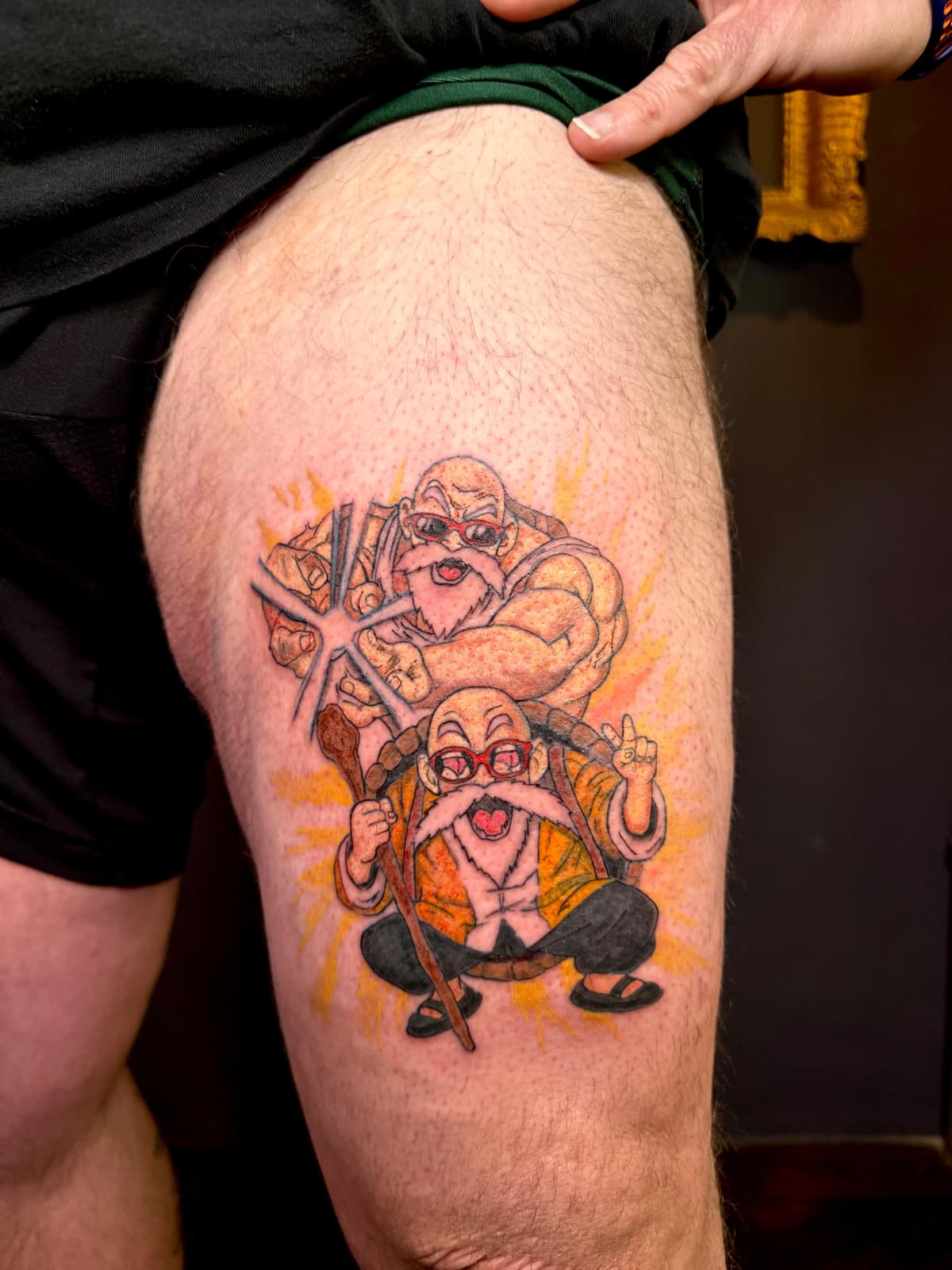 Tatouage manga à Bienne – univers anime, personnages et compositions dynamiques
