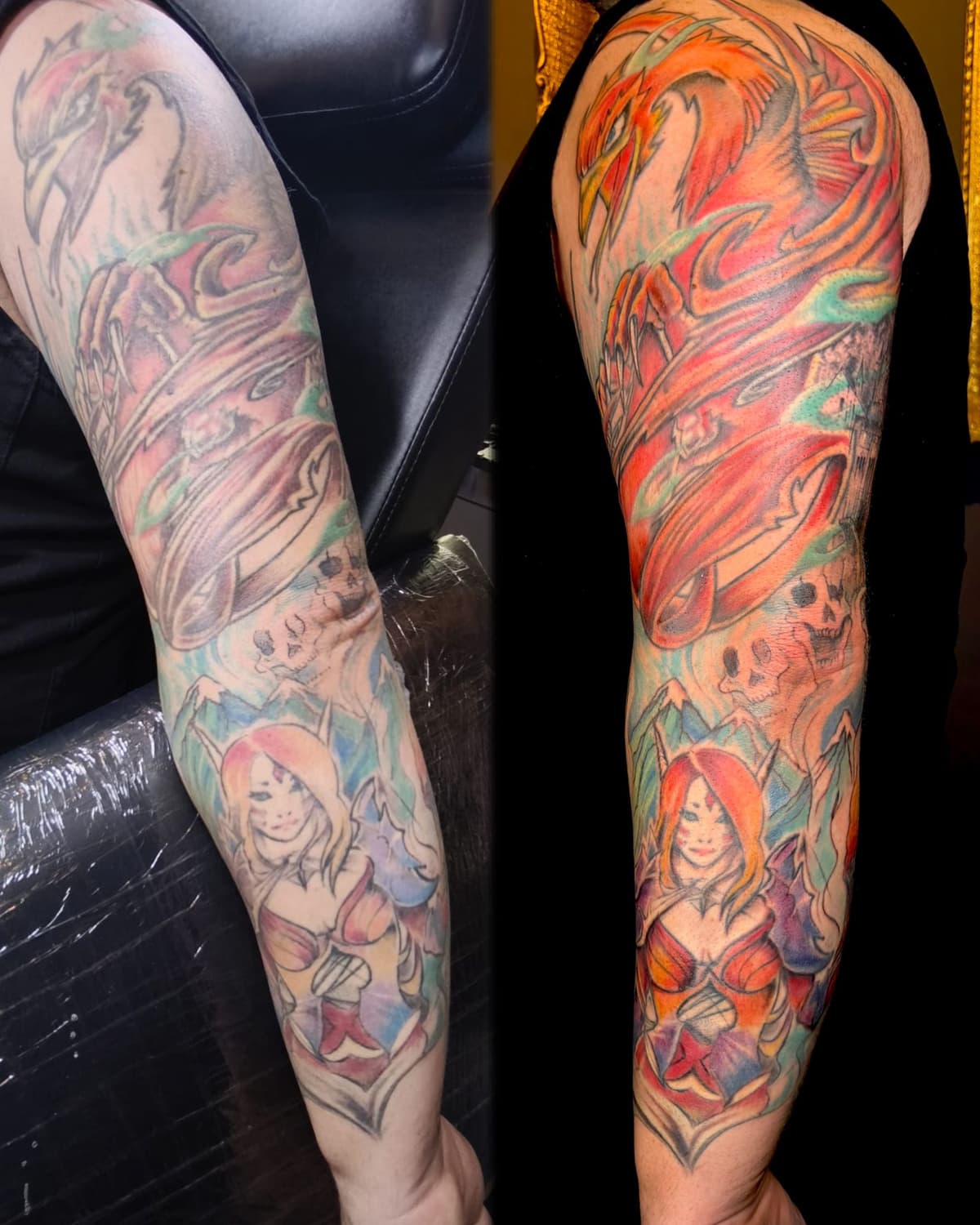 Retravail de tatouage à Bienne – amélioration d'un tatouage existant